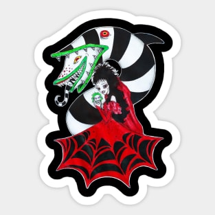 The Bride Lydia Deetz Sticker